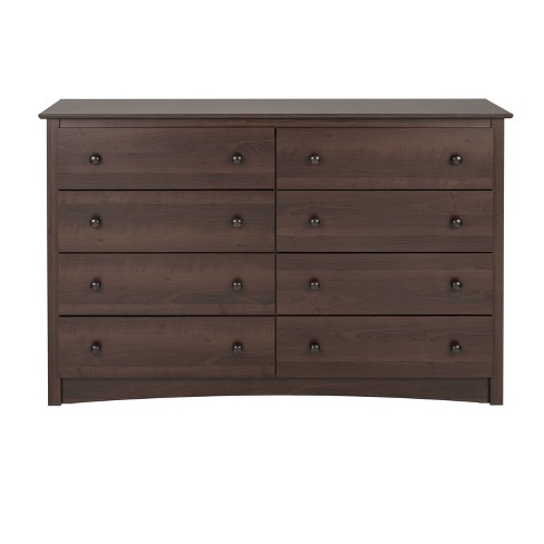 Sonoma 8 Drawer Dresser Espresso - Prepac