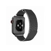 Posh Tech Infinity Mesh Stainless Steel Band for Apple Watch - Black -  40/41/42mm - 2 of 3