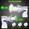 iMountek "Handheld Ultrasonic Mesh Atomizer Nebulizer with Adult & Kid Masks, Mouthpiece & Compressor" Transparent - 4 of 4