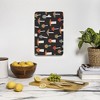 Little Arrow Design Co mushrooms on charcoal Cutting Board - Rectangle - 3 of 3