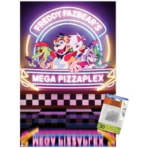 Trends International Five Nights at Freddy's: Security Breach - Mega Pizzaplex Unframed Wall Poster Prints - 1 of 4
