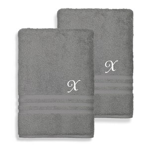 Linum Home Textiles 100% Turkish Cotton 2PC Denzi Bath Towel Set - 1 of 1