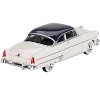 1954 Lincoln Capri Arctic White with Atlantic Blue Top Limited Edition to 3000 pieces 1/64 Die Cast Model Car by Mini GT - 3 of 4
