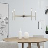Livex Lighting Copenhagen 5 - Light Chandelier in  Brushed Nickel - 3 of 4