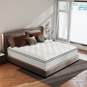 CHEVNI 12-14 Inch Mattress in a box Hybrid Spring Memory Foam Medium Firm - 1 of 4