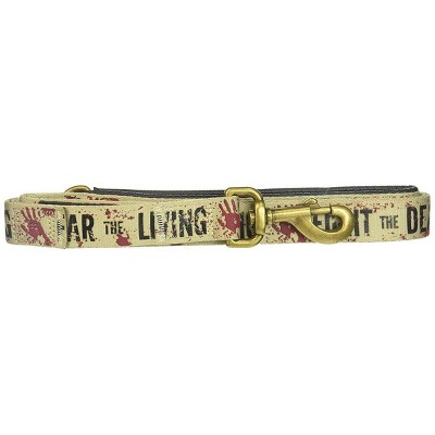 Crowded Coop, LLC The Walking Dead "Fight the Dead, Fear the Living" 5ft. Dog Leash