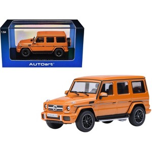 2017 Mercedes-Benz AMG G 63 Sunset Beam Orange 1/64 Diecast Model Car by Autoart - 1 of 4