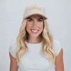 Embroidered Howdy Upside Down Arch - Women's Corduroy Trucker Hat - 2 of 3