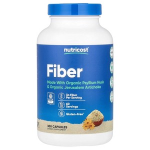 Nutricost Fiber, 300 Capsules - 1 of 2