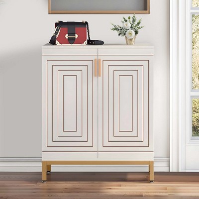 UbMelt 31.49 Inch Shoe Cabinet,Modern 5-Tier Shoe Storage Cabinet with 2 Doors,Freestanding 20 Pairs Entryway Shoe Racks Organizer for Entryway
