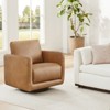 Spruce&Spring Swivel Accent Chair Armchair with Back Cushion - 3 of 4