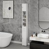 Tall Slim Bathroom Storage Cabinet, 71" Freestanding Bathroom Cabinet with 1 Drawer, 2 Doors and 4 Adjustable Shelves, For Bathroom, Living Room,Home - 2 of 4