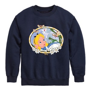 Boys' - Disney - Alice In Wonderland Graphic Long Sleeve Fleece Sweatshirt - 1 of 4