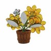 Crystal Expressions 3.5 Inch Harvest Posy Pot Fall Faceted Flowers Barrel Figurines - image 3 of 3