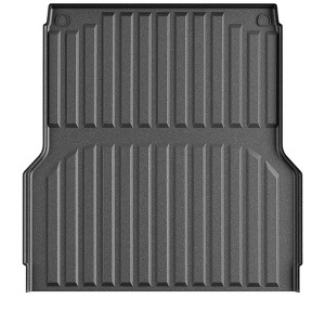 4FT Custom Fit Truck Bed Mat for 2022-2025 Hyundai Santa Cruz ¨C All-Weather TPE Bed Liner Protector (Black, 1-Pack) - 1 of 4