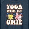 Women's - SpongeBob SquarePants - Yoga With My Omie Lightweight French Terry Wide Neck Long Sleeve Shirt - 2 of 4