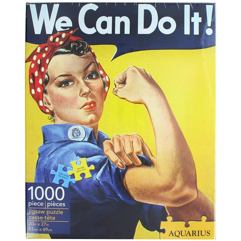 Aquarius Puzzles Smithsonian Rosie the Riveter 1000 Piece Jigsaw Puzzle, 2 of 7