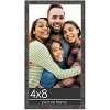 PosterPalooza | 4x8 Thin Bamboo Picture Frame, UV Acrylic, 2 Finishes - Gold and Brown - 2 of 4