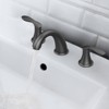 COZONY 3 Hole Bathroom Sink Faucet, Pop Up Drain with Hot Cold Water Lines - 3 of 4