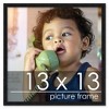 PosterPalooza | Square Classic Modern Black Picture Frame - UV Acrylic, Foam Board Backing, Hanging Hardware - 2 of 4