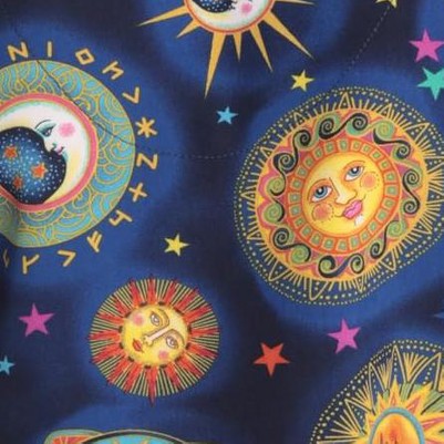 blue sun stretch fabric