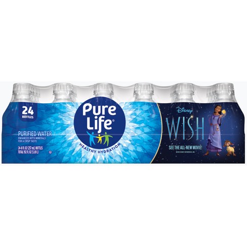 Pure Life Purified Water, 8 Fl Oz, Plastic Bottled Water (12 Pack) 