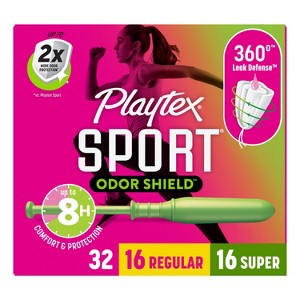 Playtex Sports Plastic Unscented Multipack Tampons - 1 of 4