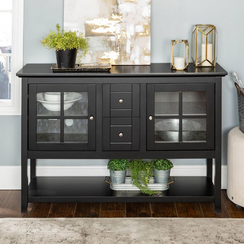 Tasi Transitional Buffet with Lower Shelf TV Stand for TVs up to 58" - Saracina Home, 6 of 13