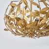 Parrot Uncle 	20" 6-Light Gold Modern Chandelier Ceiling Light Adjustable Wood Pendant Lamp - 4 of 4