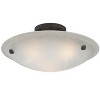Livex Lighting Oasis 3 - Light Semi-Flush Mount in  Bronze - 3 of 4