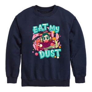 Boys' - Disney - Vanellope Eat My Dust Graphic Long Sleeve Fleece Sweatshirt - 1 of 4