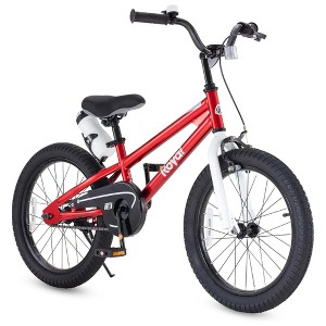 RoyalBaby Freestyle Outdoor Kid's Sporty Bicycle with Kickstand, 18 Inch, Red - 1 of 4