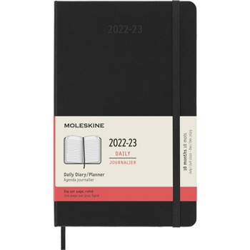 Moleskine 2023 Planner Daily 18 Month Large Hard Cover Black