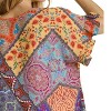 Women's Mixed Print V-neck Top - umgee - 2 of 3