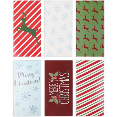 Best Paper Greetings 36-Pack Christmas Money Holder Greeting Cards and Envelopes, 6 Designs (7.25 x 3.55 In)