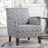 28.94"W Fabric Accent Chair with Comfortable Cushion, Bubble Nail Trim and Easy-to-Clean Birch Legs - 2 of 4