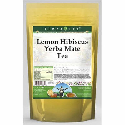 TerraVita Lemon Hibiscus Yerba Mate Tea (25 tea bags, ZIN: 568230, 3-Pack)
