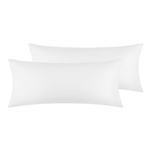 Unique Bargains Solid Color Envelope Closure for Easy Care Wrinkle Pillowcase 2 Pcs - 1 of 4