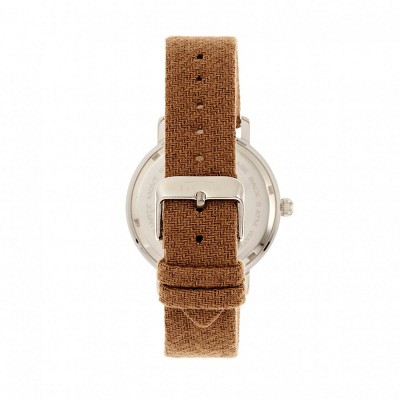Elevon Northrop Wool-Overlaid Leather-Band Watch - Camel/Green - image 2