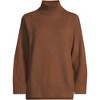 Lands' End Women's Dweller Split Hem Turtleneck Sweater - 3 of 3