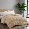 Peace Nest Heavyweight Extra Warmth White Goose Feather Down Fiber Duvet Comforter Insert - 2 of 4