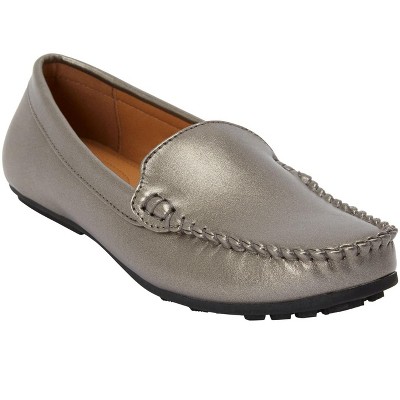 Soul Naturalizer Womens Bebe Slip-on Casual Loafer Silver Faux Leather 11 M  : Target