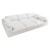 NicBex Couches for Living Room Feather-filled Seat Sofa Couches Comfy Upholstered 1pc Modular Design Sofa - 4 of 4