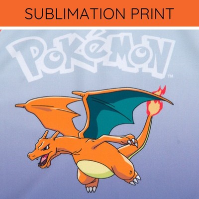 Pokemon Charizard Little Boys UPF 50+ Rash Guard and Swim Trunks Outfit Set Navy / Orange Charizard 7-8 — фото 6
