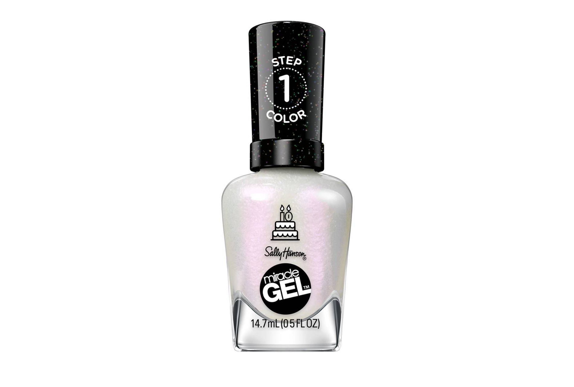 Sally Hansen Miracle Gel Nail Polish - One Gel of a Party Collection - 730 Twinkle Whites - 0.5 fl oz