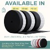 HOME INTUITION 35mm x 33ft  Self Stick Silicone Door Seal Weatherstrip - 3 of 4