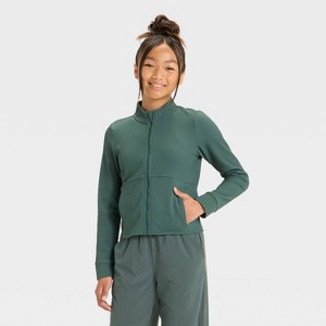 Girls' Cozy Knit Jacket - All In Motion™ - 1 of 3