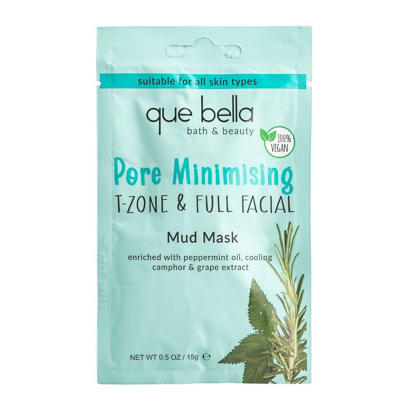 Que Bella Pore Minimizing Mud Mask - 0.5oz, 1 of 11