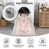100% Polyester 350g Velvet Weight Folding Bottom-Backed Carpet - Total Weight 1160Gsm, FauxTexture, TPR Washable,Komist Design - 3 of 4