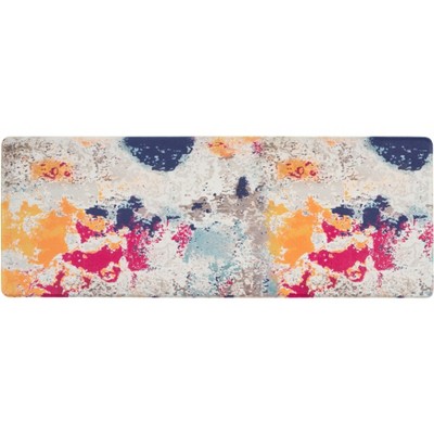 World Rug Gallery Modern Abstract Anti Fatigue Standing Mat
